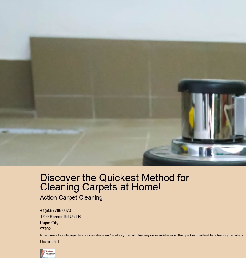 Discover the Quickest Method for Cleaning Carpets at Home! 