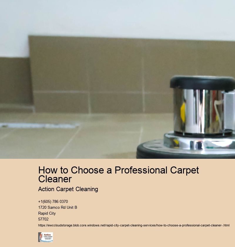 How to Choose a Professional Carpet Cleaner 
