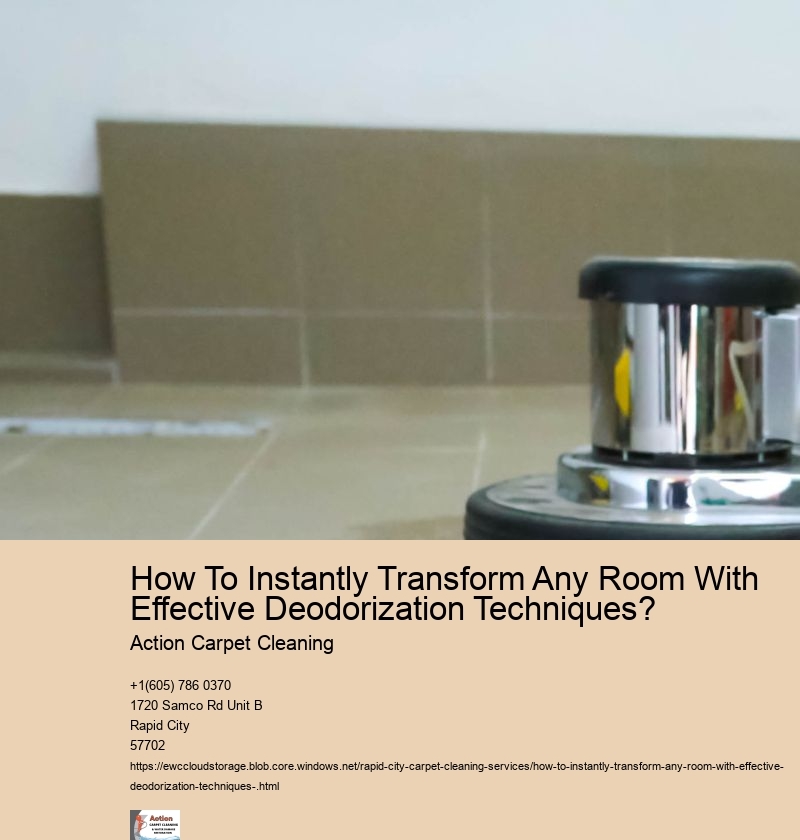 How To Instantly Transform Any Room With Effective Deodorization Techniques?  