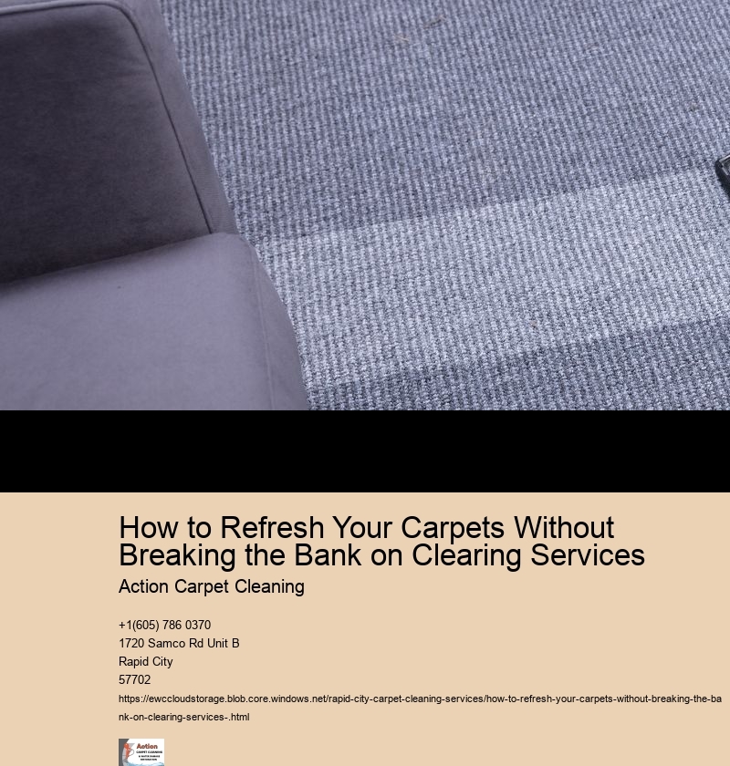 How to Refresh Your Carpets Without Breaking the Bank on Clearing Services  