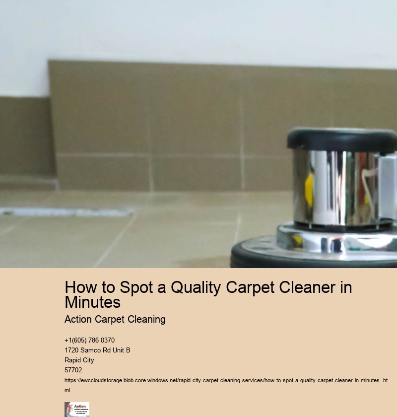 How to Spot a Quality Carpet Cleaner in Minutes 