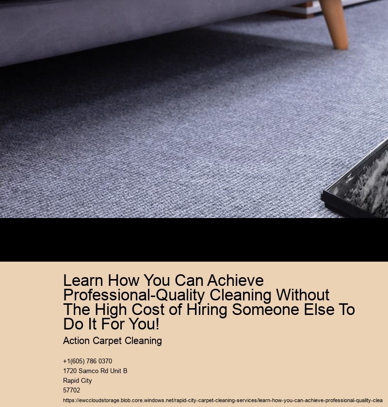 Learn How You Can Achieve Professional-Quality Cleaning Without The High Cost of Hiring Someone Else To Do It For You!  