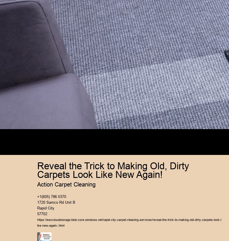 Reveal the Trick to Making Old, Dirty Carpets Look Like New Again!  