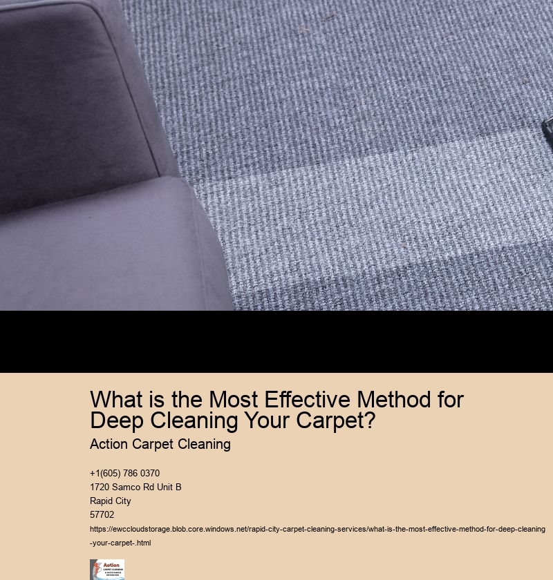 What is the Most Effective Method for Deep Cleaning Your Carpet?  